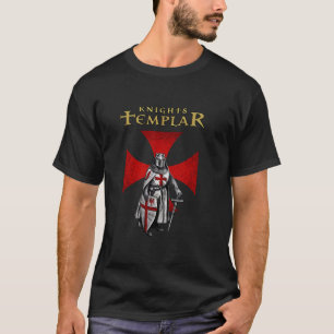 T-shirt Un Guerrier du Christ Chevalier Templier Distresse