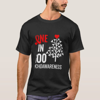 T-shirt Un guerrier du mois de cardiopathie congénitale Un