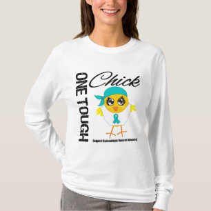 T-shirt Un guerrier gynécologique de Cancer de poussin du