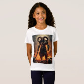 T-Shirt Un guerrier monstre avec la tête d'un bélier 1 (Devant entier)