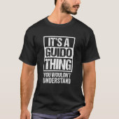 T-shirt Un guide que vous ne comprendriez pas prénom N (Devant)