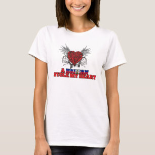 T-shirt Un haïtien a volé mon coeur