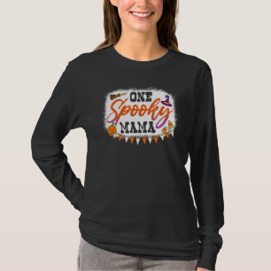T-shirt Un Halloween de l'eau de Javel d'une maman effraya