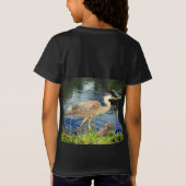 T-Shirt Un héron bleu (Dos)
