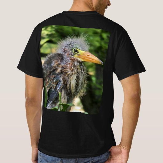 T-shirt Un héron vert (Dos)