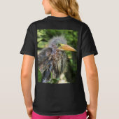 T-shirt Un héron vert (Dos)