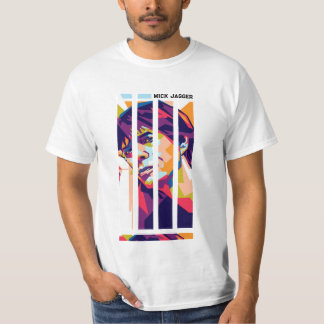 T-shirt Un hommage rétro intemporel à Mick Jagger