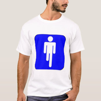 T-shirt un homme à jambes