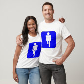 T-shirt un homme à jambes (Unisexe)