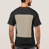 T-shirt un homme en costume et cravate debout devant un mu (Dos)