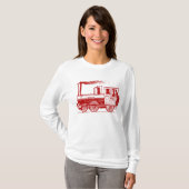 T-shirt Un homme et son train - Ruby (Devant entier)