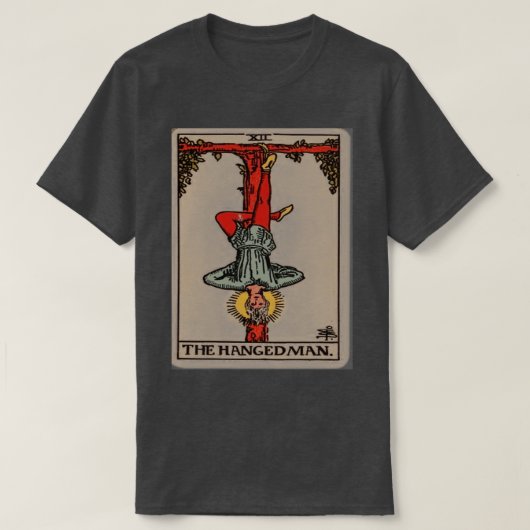 T-shirt Un homme pendu Tarot (Design devant)
