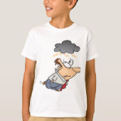 T-shirt Un Homme Sous Un Nuage (Devant)