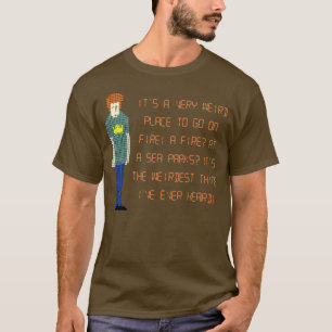 T-shirt Un incendie dans les parcs marins a envahi les TI