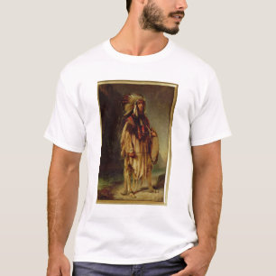 T-shirt Un Indien nord-américain dans un paysage étendu,