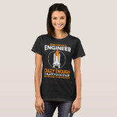 T-shirt Un ingénieur aérospatial vous explose en génie spa (Devant entier)