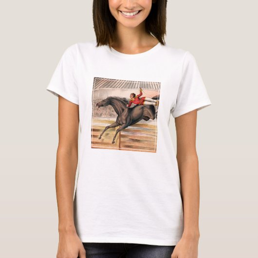 T-shirt Un Interprète De Cirque À Cheval De Voûte (Devant)