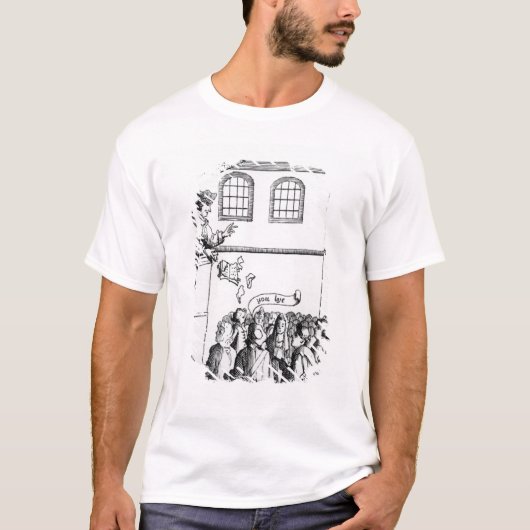 T-shirt Un jésuite prêchant contre notre bible (Devant)