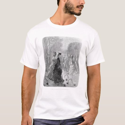 T-shirt Un jeu de croquet (Devant)