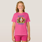 T-shirt Un jeu de mot pour ami. Bébé mignon Guinée Pig des (Devant entier)