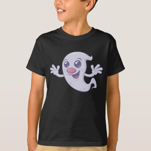 T-shirt Un joli fantôme rétro (Devant)