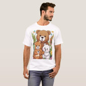 T-shirt Un joli ours avorté (Devant entier)