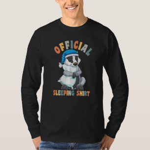 T-shirt Un joli pyjama pour femmes Lève-Noir Badger de Mie