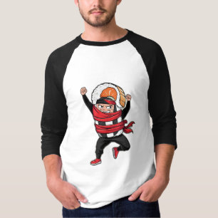 T-shirt Un joli rouleau de sushi avec un bandana de ninja