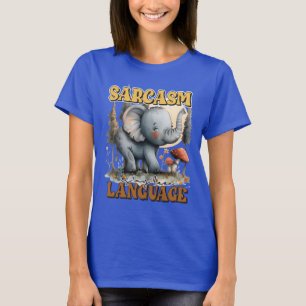 T-shirt Un joli sarcasme de l'art des mots