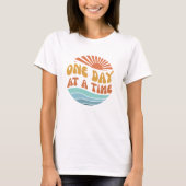 T-shirt Un jour à la fois (Devant)