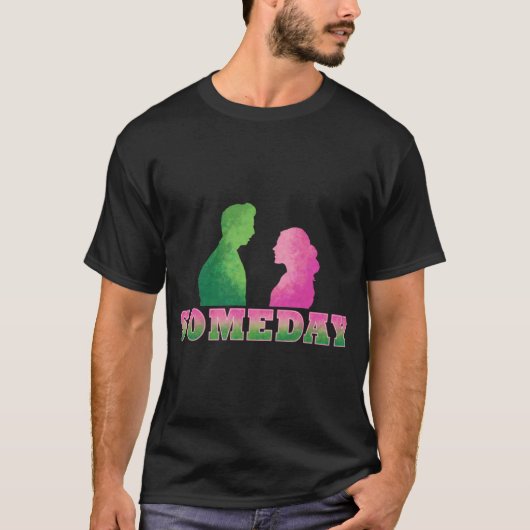 T-shirt Un jour amis rétro (Devant)