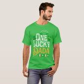 T-shirt Un Jour de la Saint Patrick Dada Lucky Funky Irlan (Devant entier)