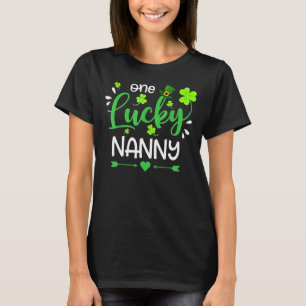 T-shirt Un Jour de la Saint Patrick de la nounou chanceuse