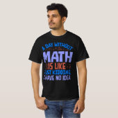 T-shirt Un Jour Sans Maths, Drôle Dit (Devant entier)