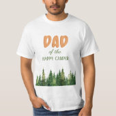 T-shirt Un Joyeux Camper Bois Garçons 1er anniversaire (Devant)