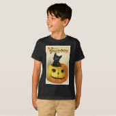 T-shirt Un joyeux chaton de Haloween (Devant entier)