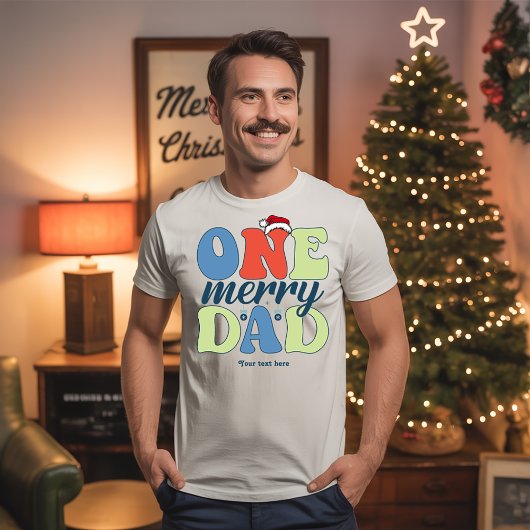 T-shirt Un Joyeux Papa Drôle Noël Vacances