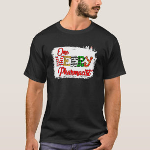 T-shirt Un joyeux pharmacien de Noël Pyjama fêtes de Noël