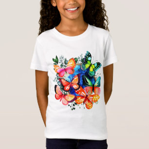 T-Shirt Un Kaléidoscope De Papillons
