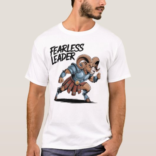 T-shirt Un leader sans peur (Devant)