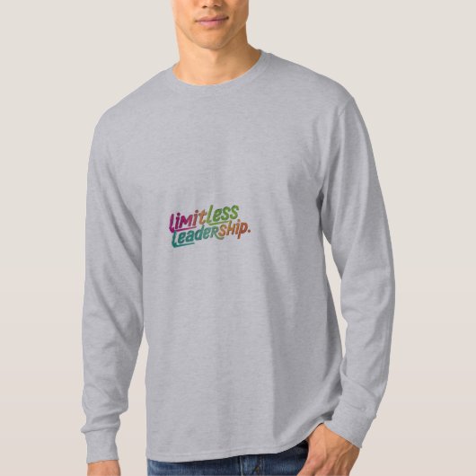 T-shirt Un leadership sans limites" (Devant)
