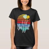 T-shirt Un lil' Buzzed Bee wine 1 (Devant)
