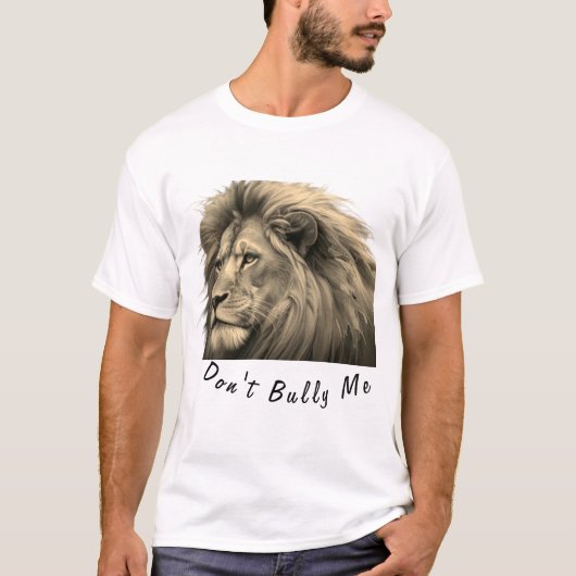 T-shirt Un lion magnifique et majestueux (Devant)
