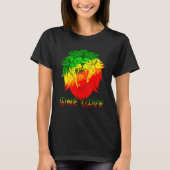 T-shirt Un Love Rasta Reggae Rastafarian Lion De Juda Ja (Devant)