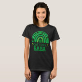 T-shirt Un Lucky Baba Shamrock Patrick S Day Rainbow Iris (Devant entier)