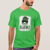 T-shirt Un Lucky Behavioral Therapist Bleached St Patrick (Devant)
