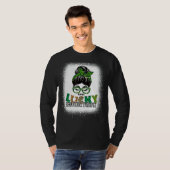 T-shirt Un Lucky Behavioral Therapist Bleached St Patrick (Devant entier)