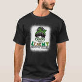 T-shirt Un Lucky Behavioral Therapist Bleached St Patrick (Devant)