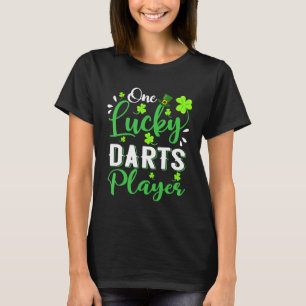 T-shirt Un Lucky Darts Player Shamrock Leprechaun Casquett