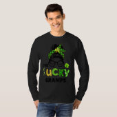 T-shirt Un Lucky Gramps Messy Bun Leopard Da Patrick (Devant entier)